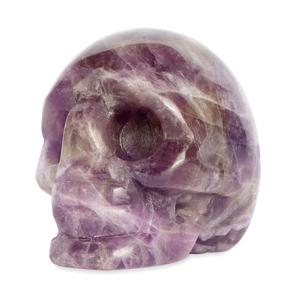 2.0" Amethyst Crystal Skull Head Statue Crystals Healing Figurines Aoxily CHN, Inc. All Rights Reserved.