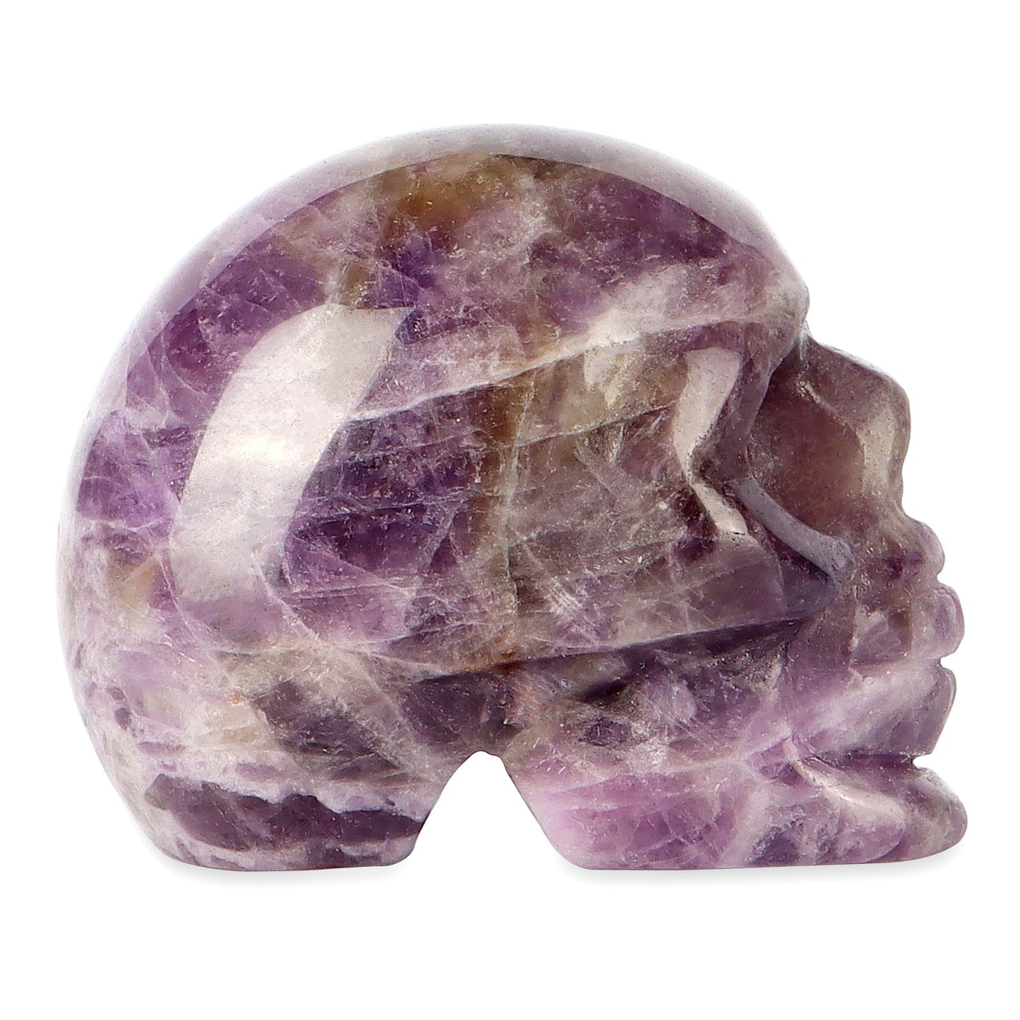 2.0" Amethyst Crystal Skull Head Statue Crystals Healing Figurines Aoxily CHN, Inc. All Rights Reserved.