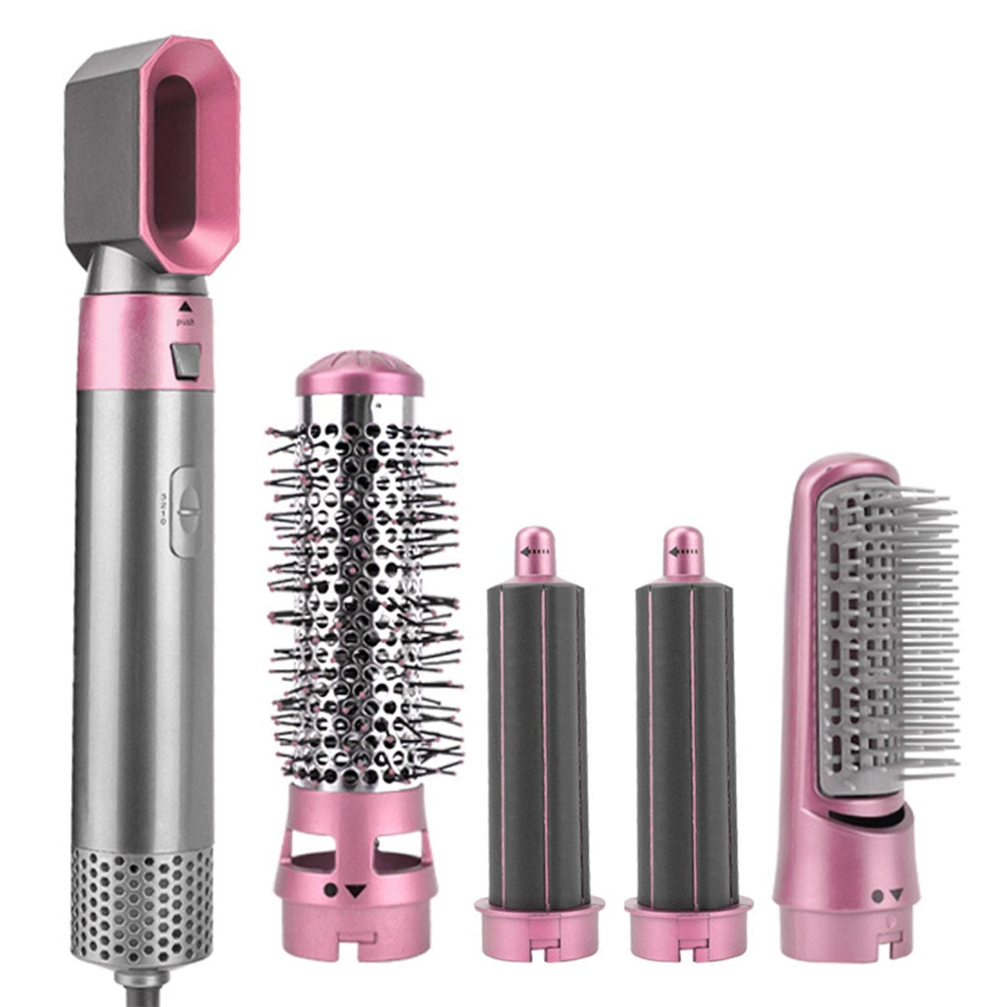 5 in 1 Styling Tools Blow Dryer with Ceramic Oval Barrel Aoxily CHN, Inc. All Rights Reserved.