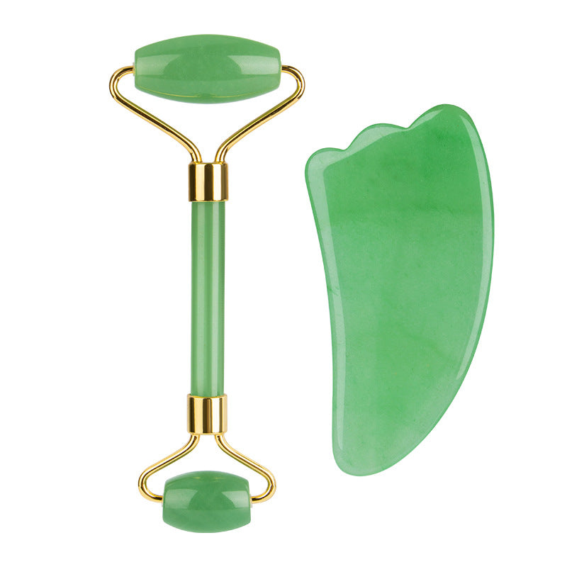 AOXILY 2 In 1 Jade Roller & Gua Sha Set, Face Roller, Facial Beauty Roller Skin Care Tools Aoxily CHN, Inc. All Rights Reserved.