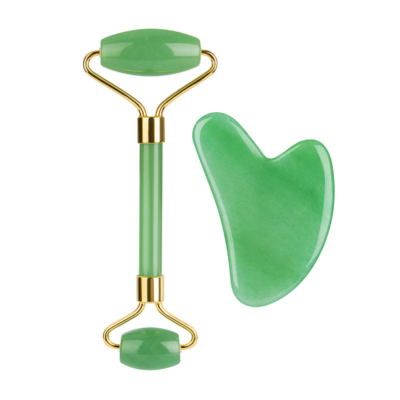 AOXILY 2 In 1 Jade Roller & Gua Sha Set, Face Roller, Facial Beauty Roller Skin Care Tools Aoxily CHN, Inc. All Rights Reserved.