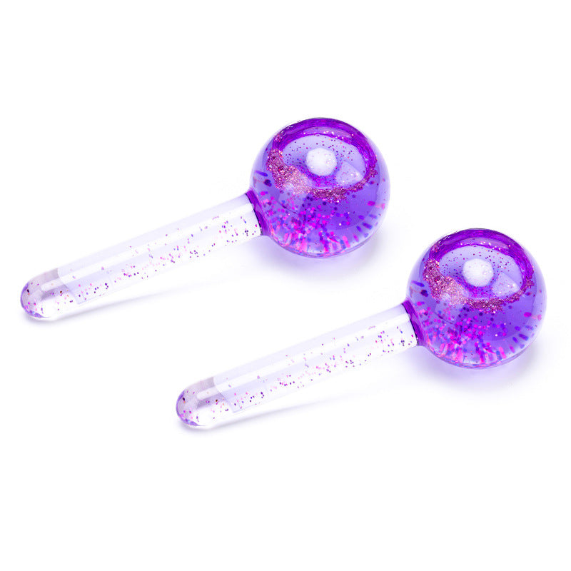 ☺ Aoxily Beauty Ice Globes for Facials - 2 Cooling Ice Roller Balls for Face Massage & Skin Care Spa Aoxily CHN, Inc. All Rights Reserved.
