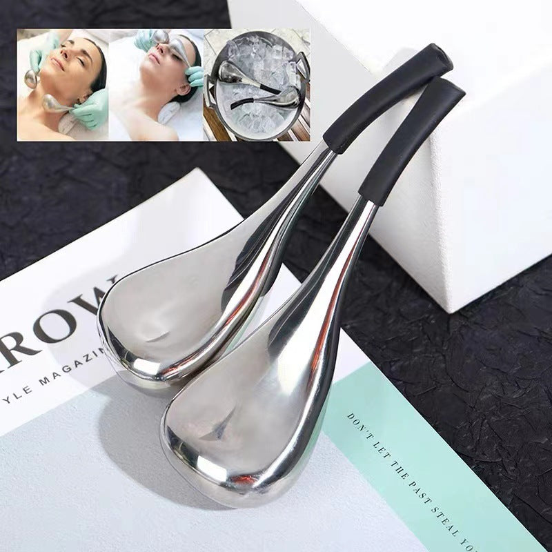 Aoxily Ice Globes Facial Skin Care Tools for Women Face Eyes, Stainless Steel Face Beauty Cryo Sticks for Girls Ladies Aoxily CHN, Inc. All Rights Reserved.