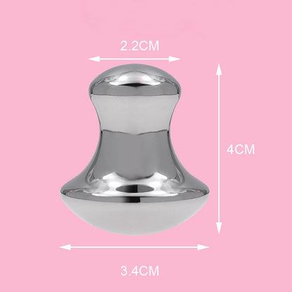 Stainless Steel Mushroom Gua Sha Facial Tools Aoxily CHN, Inc. All Rights Reserved.